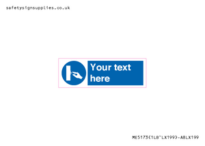 Custom Switch Off Sign